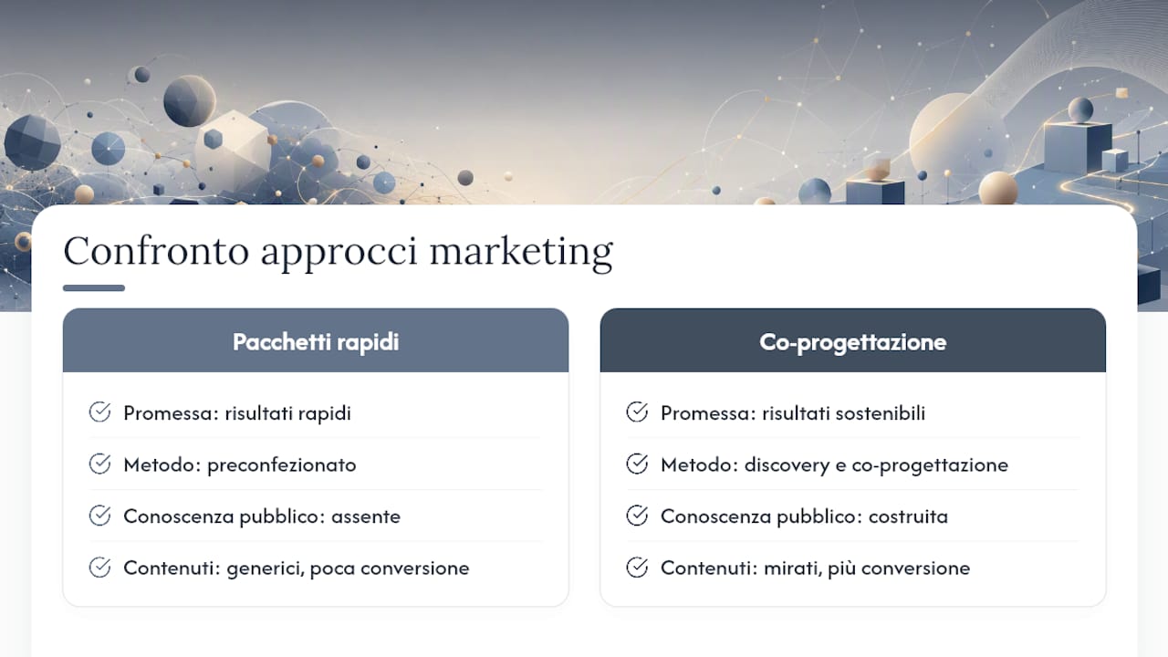 Il marketing etico non è un lusso, è un filtro — overview diagram