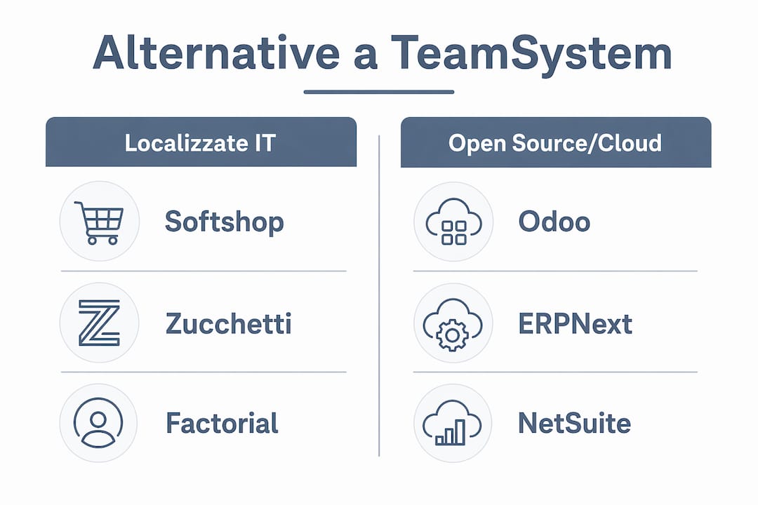 Panoramica visiva delle migliori soluzioni software per le PMI italiane a confronto