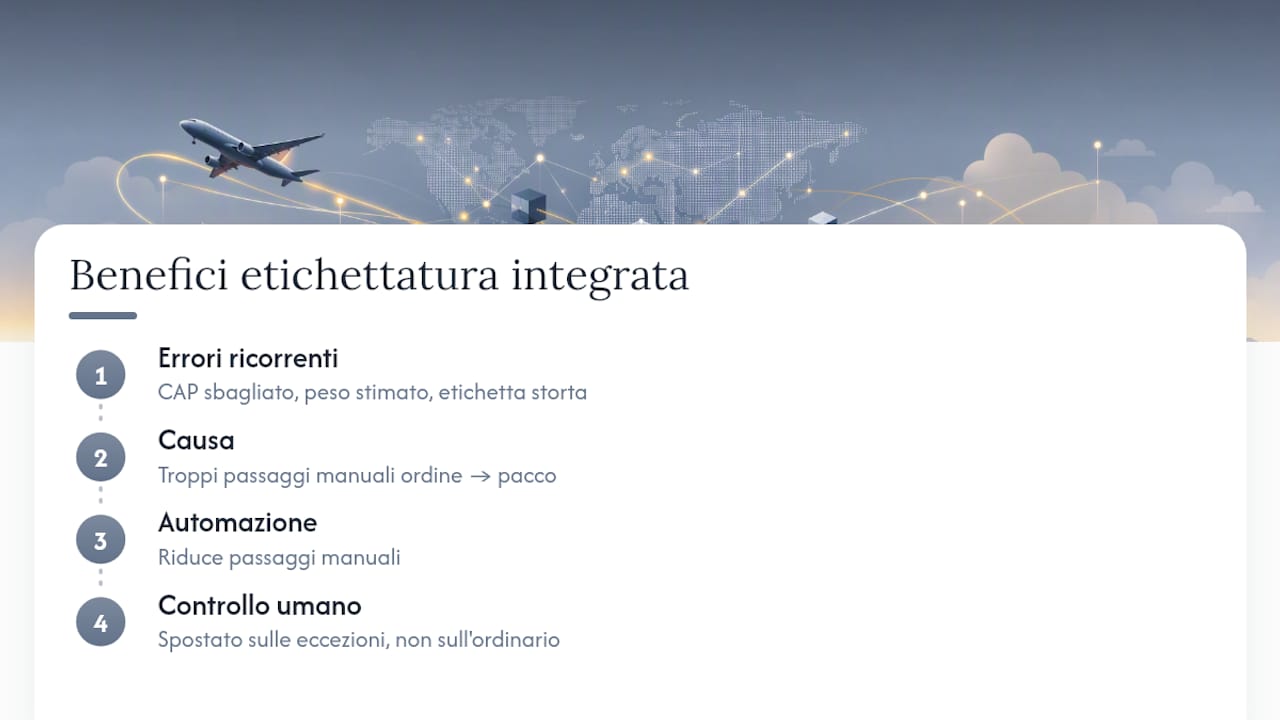 Prospettiva SoftShop: perché l'etichettatura integrata migliora l'efficienza — overview diagram