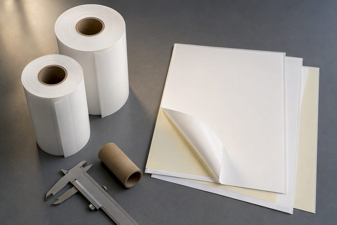 Rotoli termici e fogli adesivi formato A4