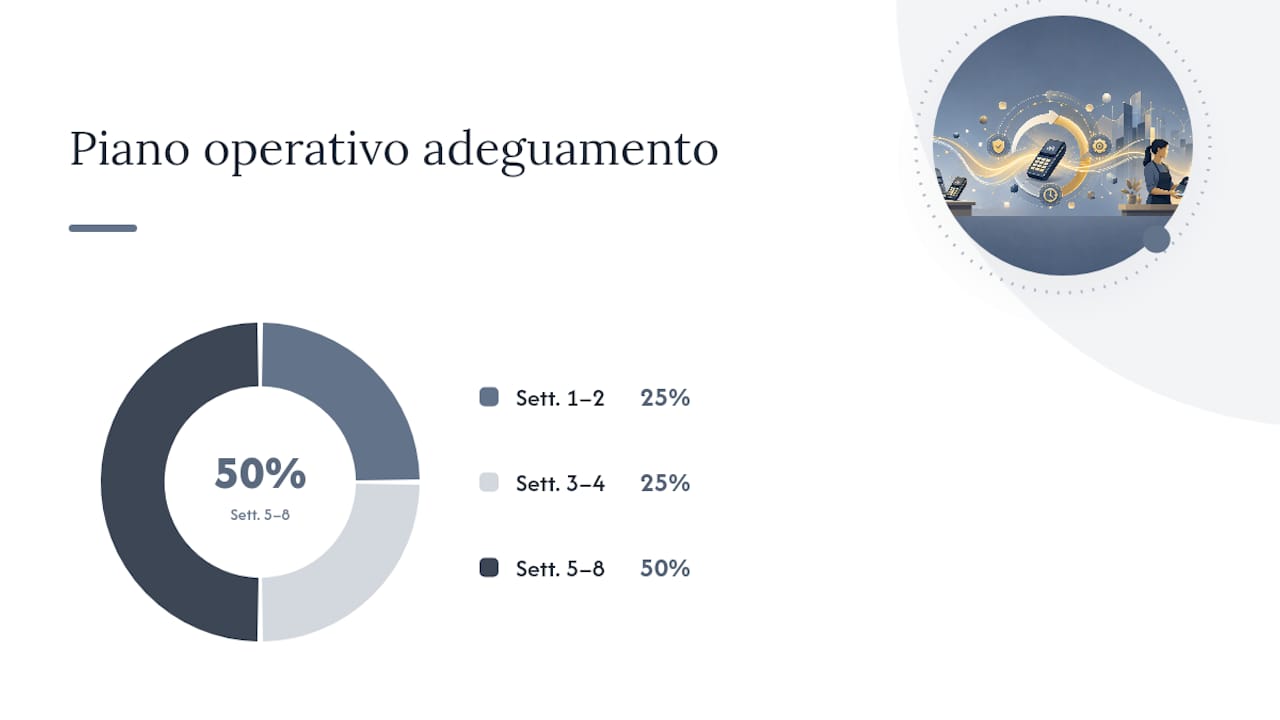 Checklist tecnica e organizzativa per adeguarsi in tempo — overview diagram