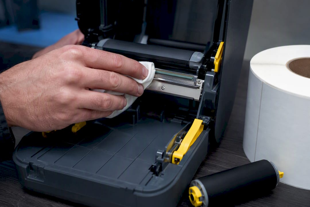 Tecnico per la pulizia della testina di stampa termica