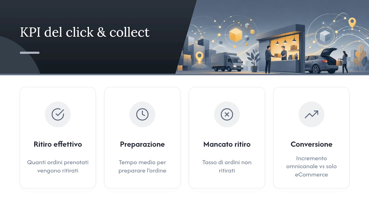 Quattro indicatori chiave per valutare il servizio click and collect